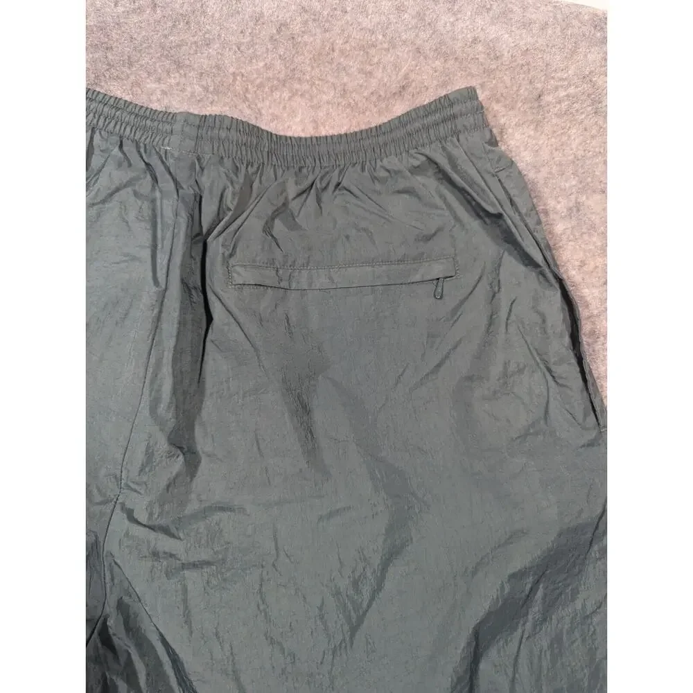 Vintage Nike Men's Windbreaker Sweatpants Teal Green Retro Lined large